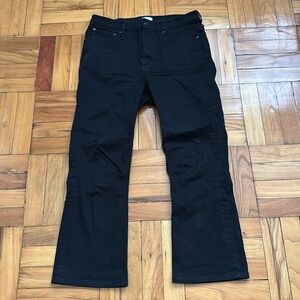 J. Crew 9” Billie Demi Boot Crop Black Jeans | Size 30 / 10